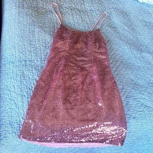 Amazon, pink sparkle mini dress